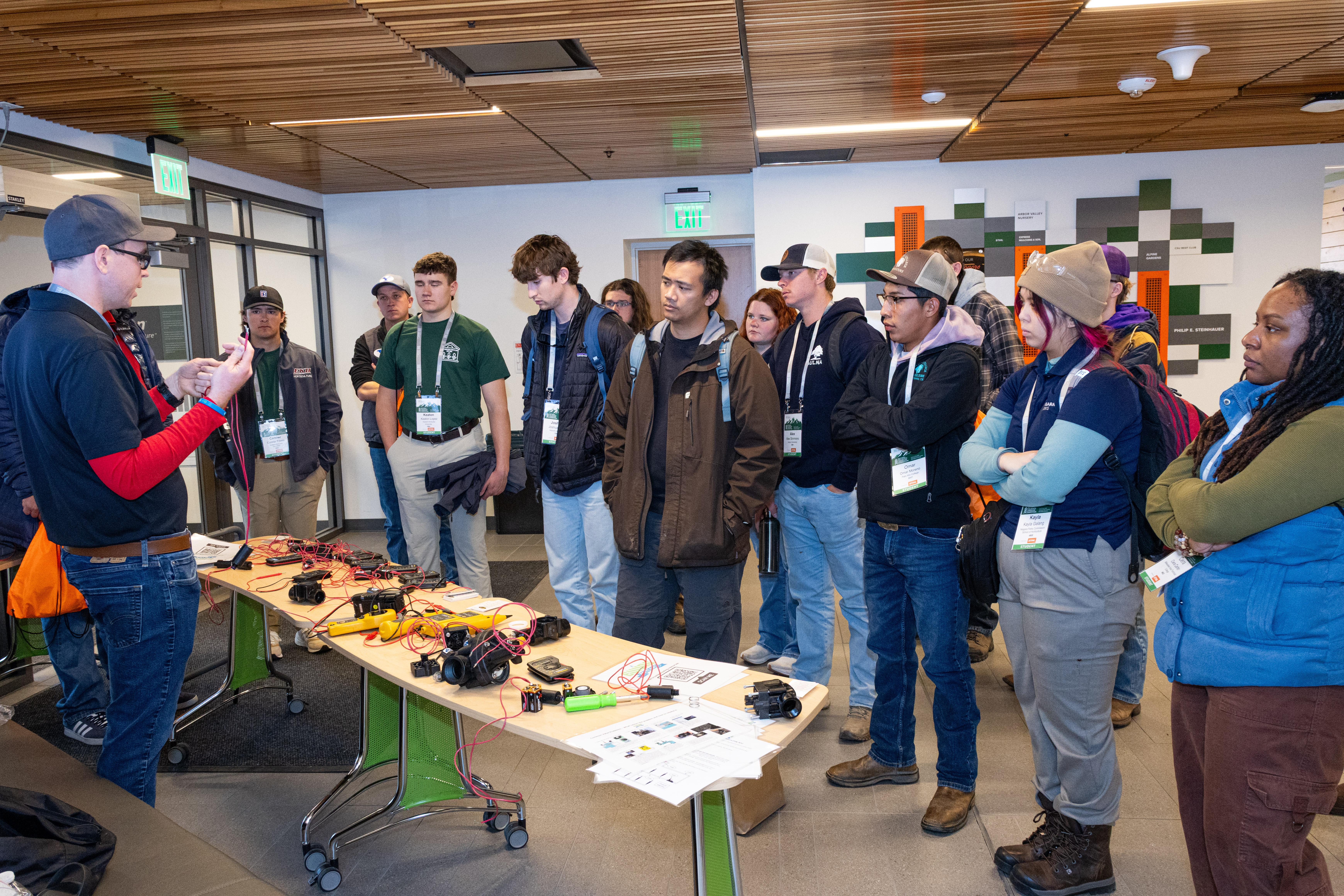 students attending an nclc educational workshop